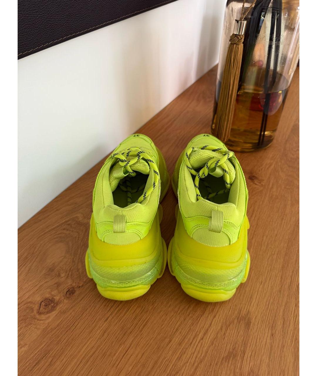 BALENCIAGA Салатовые кроссовки, фото 3
