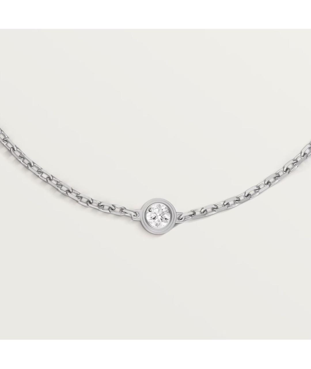 CARTIER Белый браслет из белого золота, фото 3
