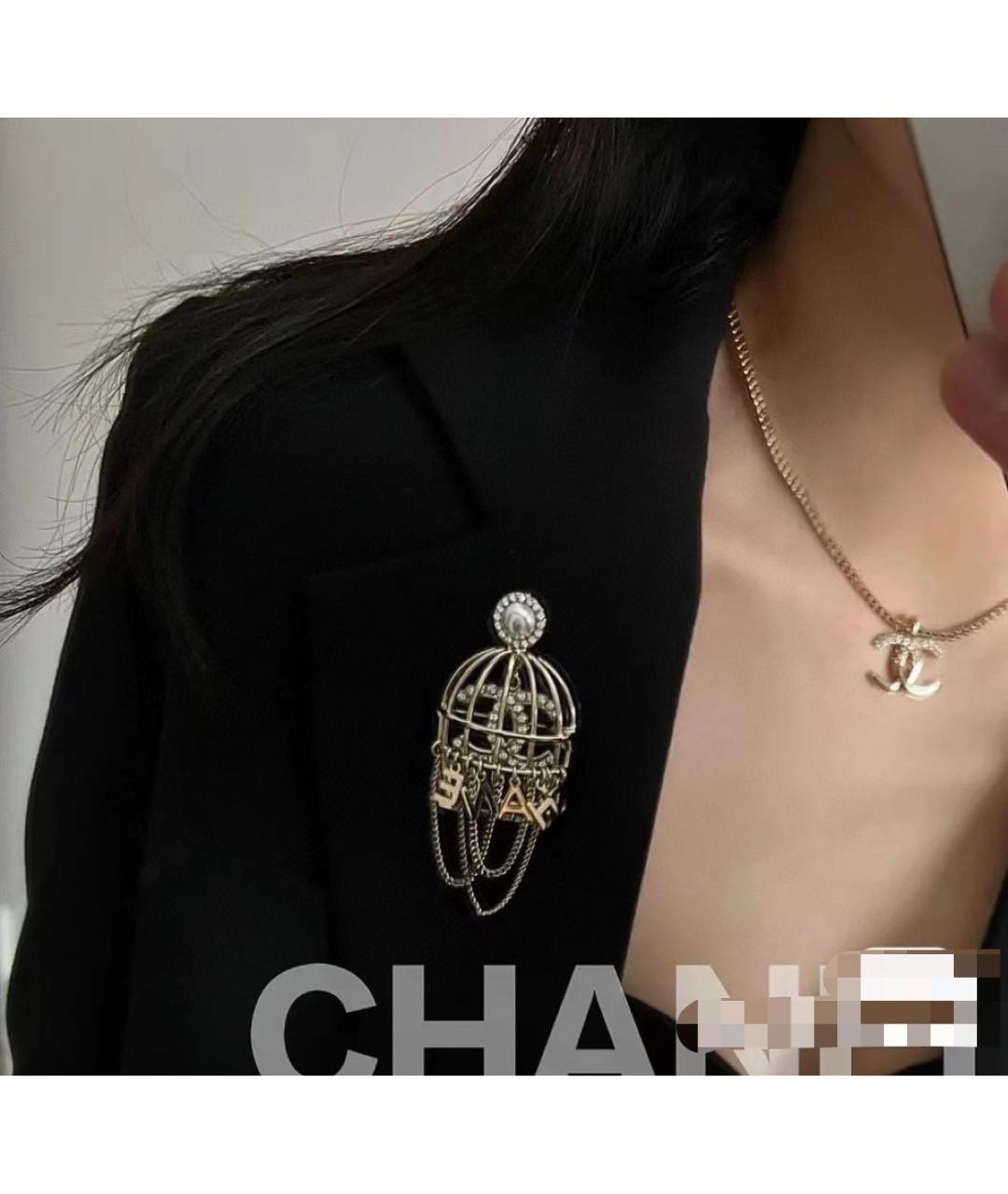 CHANEL Золотая булавка / брошь, фото 4