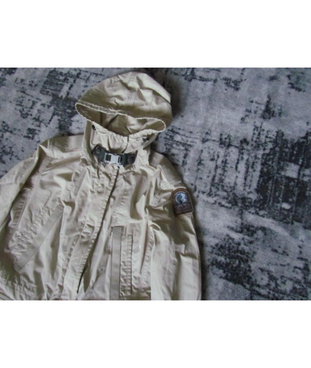 PARAJUMPERS Бежевая хлопковая куртка, фото 3