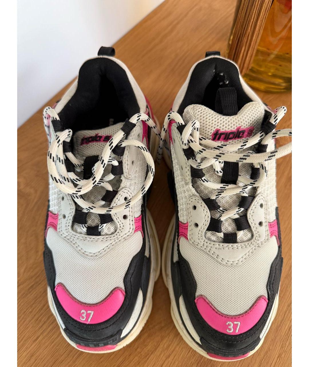 BALENCIAGA Розовые кроссовки, фото 2