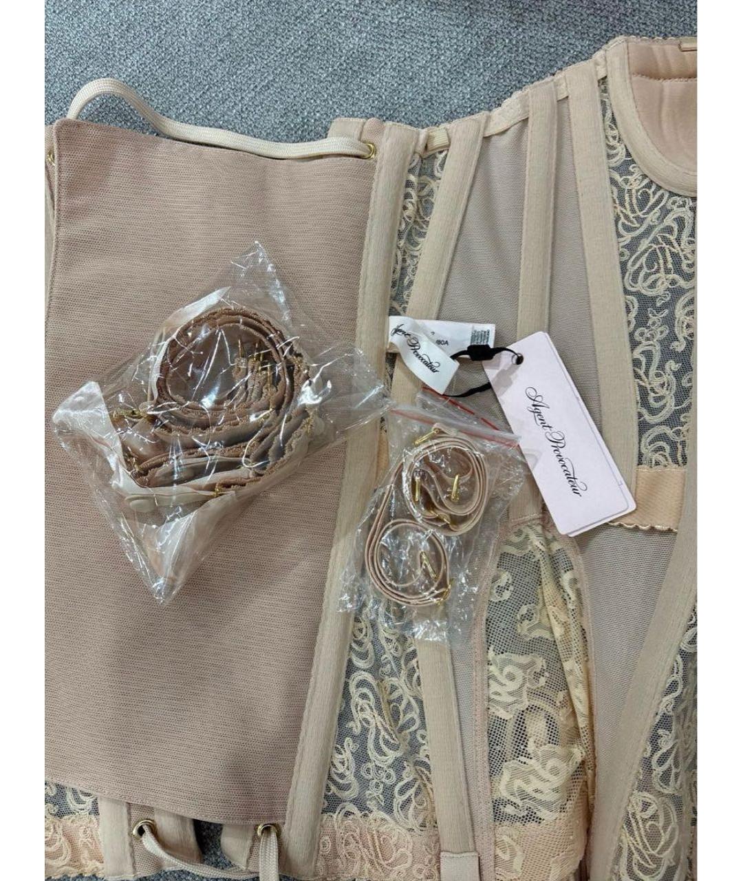 AGENT PROVOCATEUR Бежевый корсеты, фото 4
