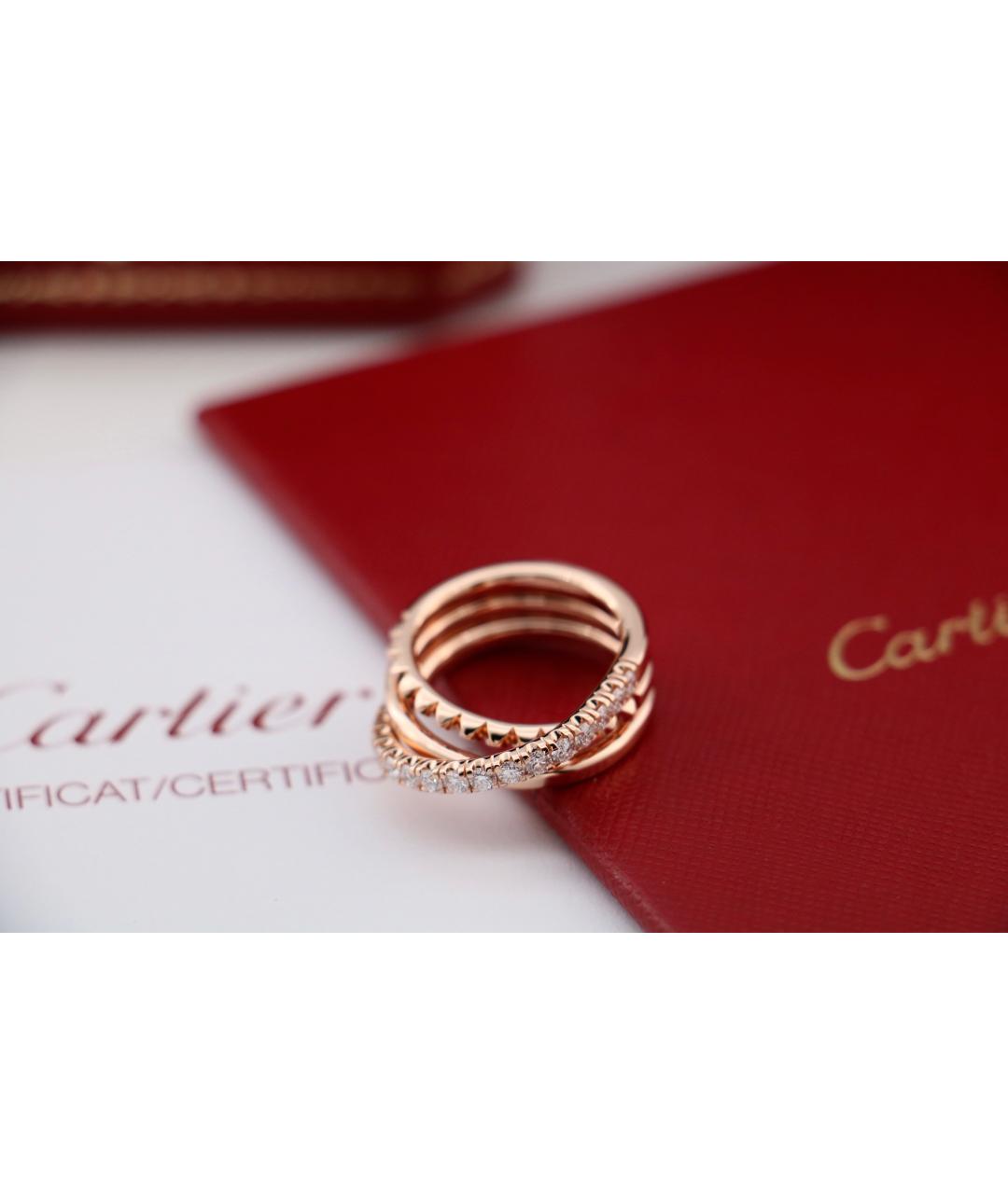 CARTIER Золотое кольцо из розового золота, фото 4