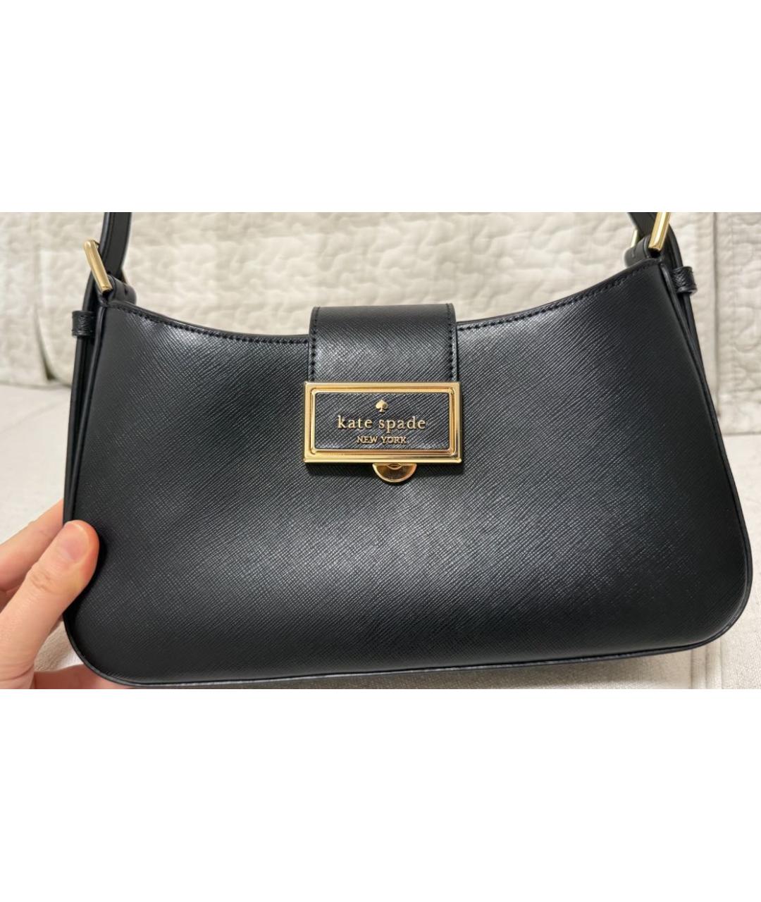 KATE SPADE Черная сумка через плечо, фото 6