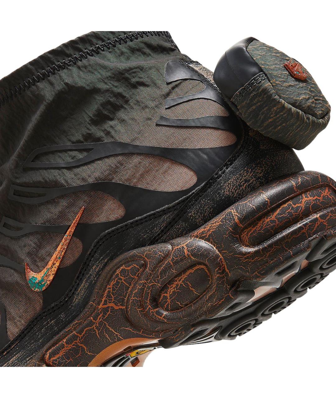 NIKE Коричневые высокие кроссовки / кеды, фото 8