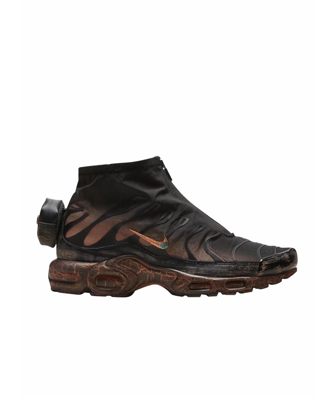 NIKE Коричневые высокие кроссовки / кеды, фото 1