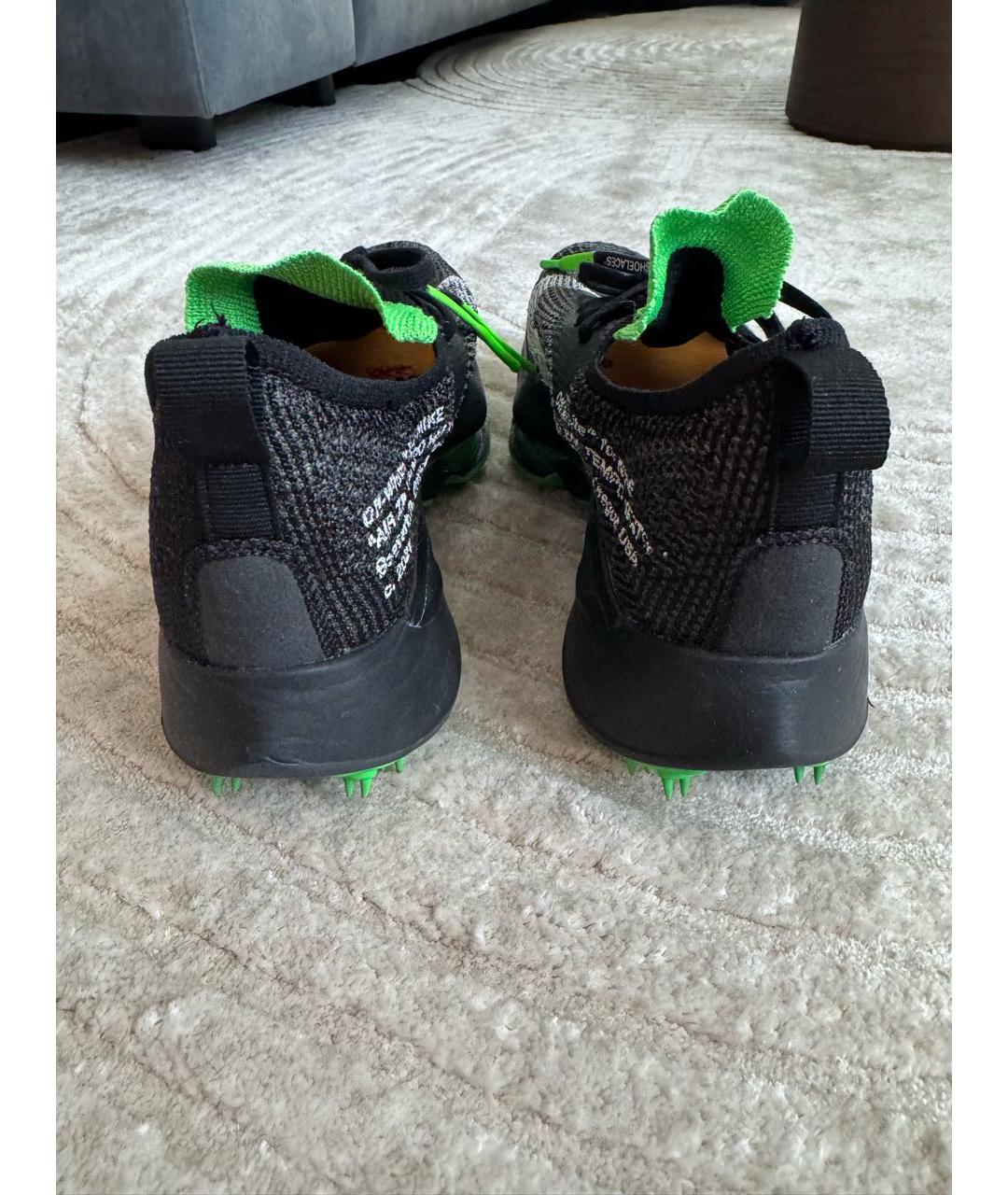 NIKE X OFF-WHITE Черные текстильные кроссовки, фото 4