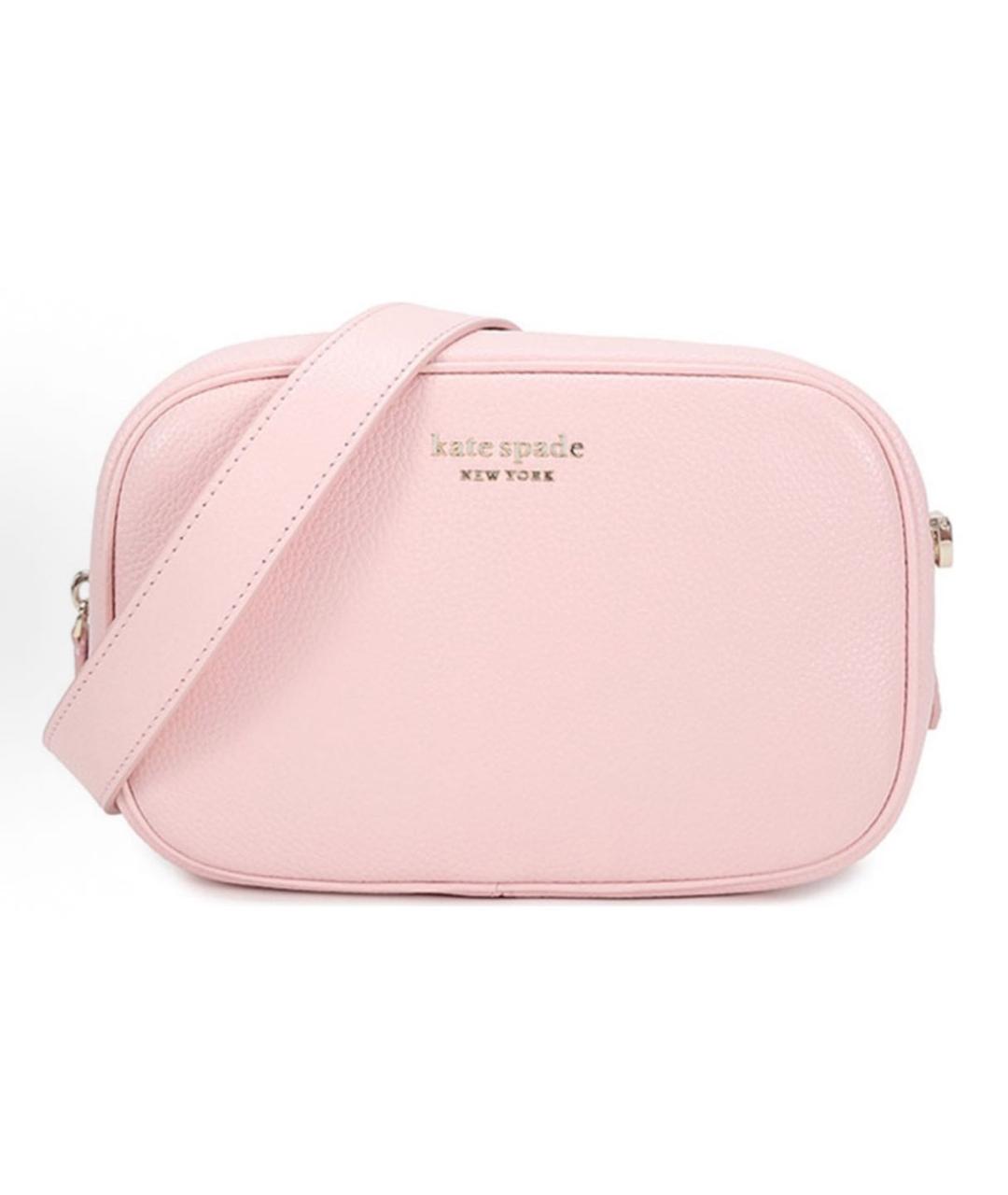 KATE SPADE Розовая кожаная сумка через плечо, фото 8