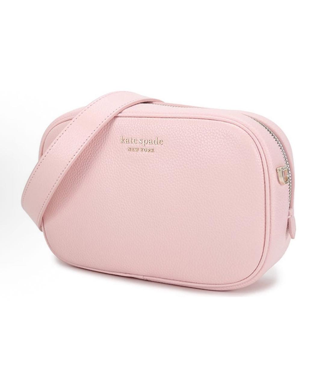KATE SPADE Розовая кожаная сумка через плечо, фото 2