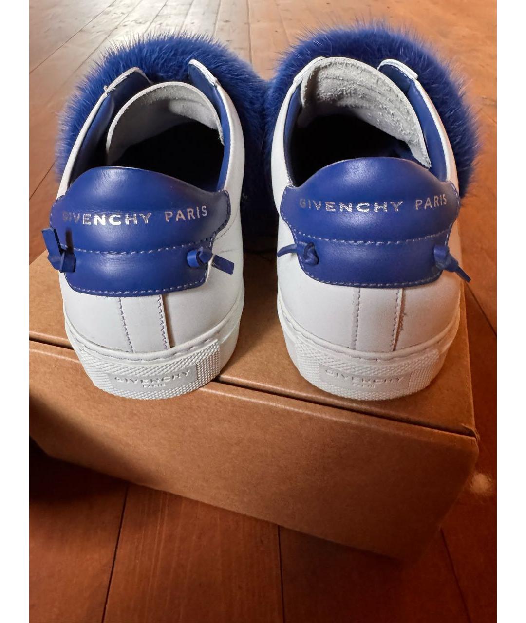 GIVENCHY Белые кожаные кеды, фото 4
