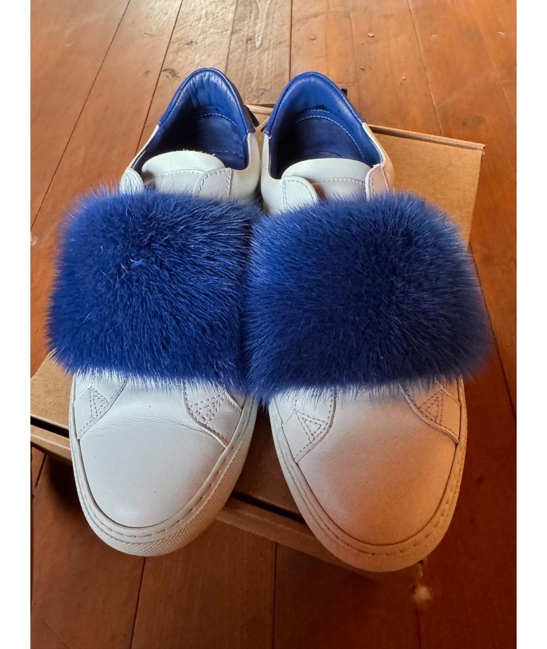 GIVENCHY Белые кожаные кеды, фото 2