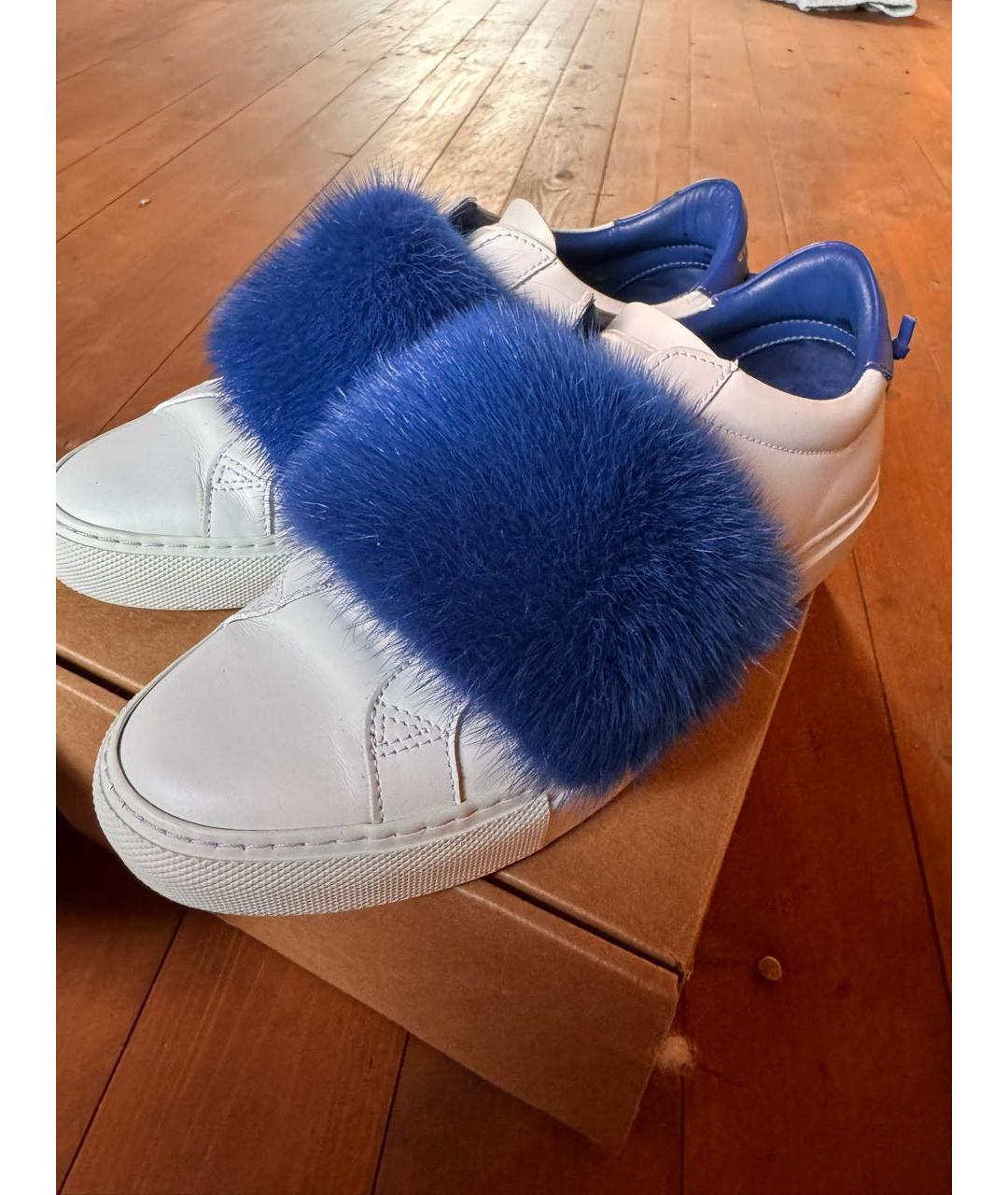 GIVENCHY Белые кожаные кеды, фото 5