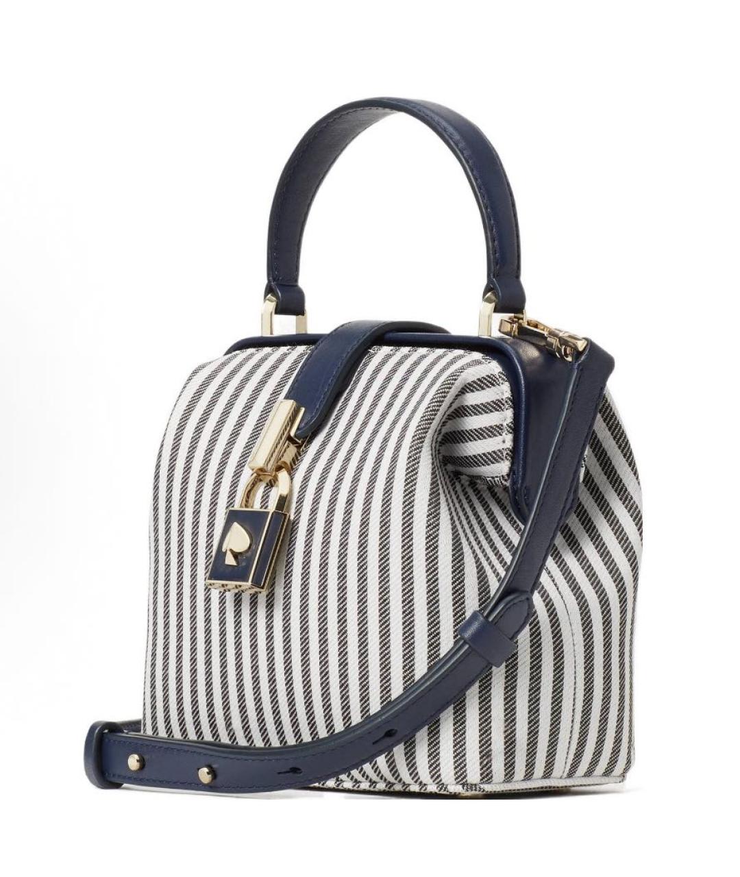 KATE SPADE Темно-синяя сумка с короткими ручками, фото 2