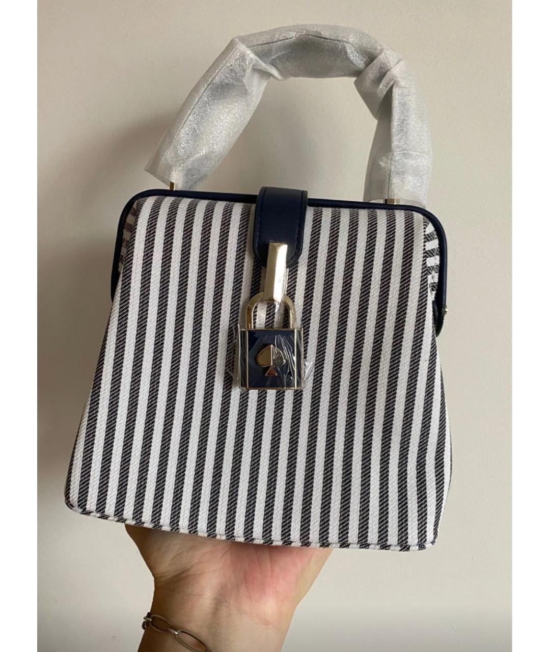 KATE SPADE Темно-синяя сумка с короткими ручками, фото 6