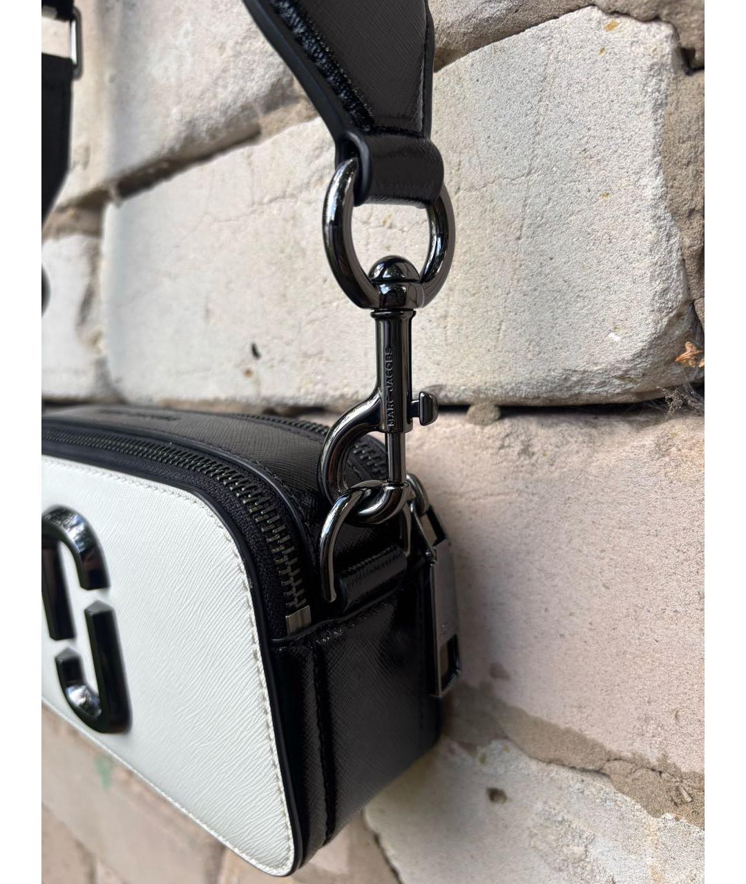 MARC JACOBS Белая сумка через плечо из искусственной кожи, фото 5