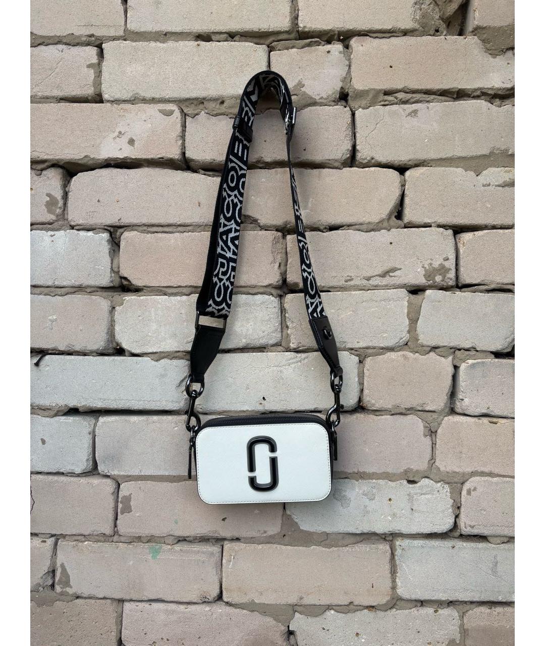 MARC JACOBS Белая сумка через плечо из искусственной кожи, фото 2