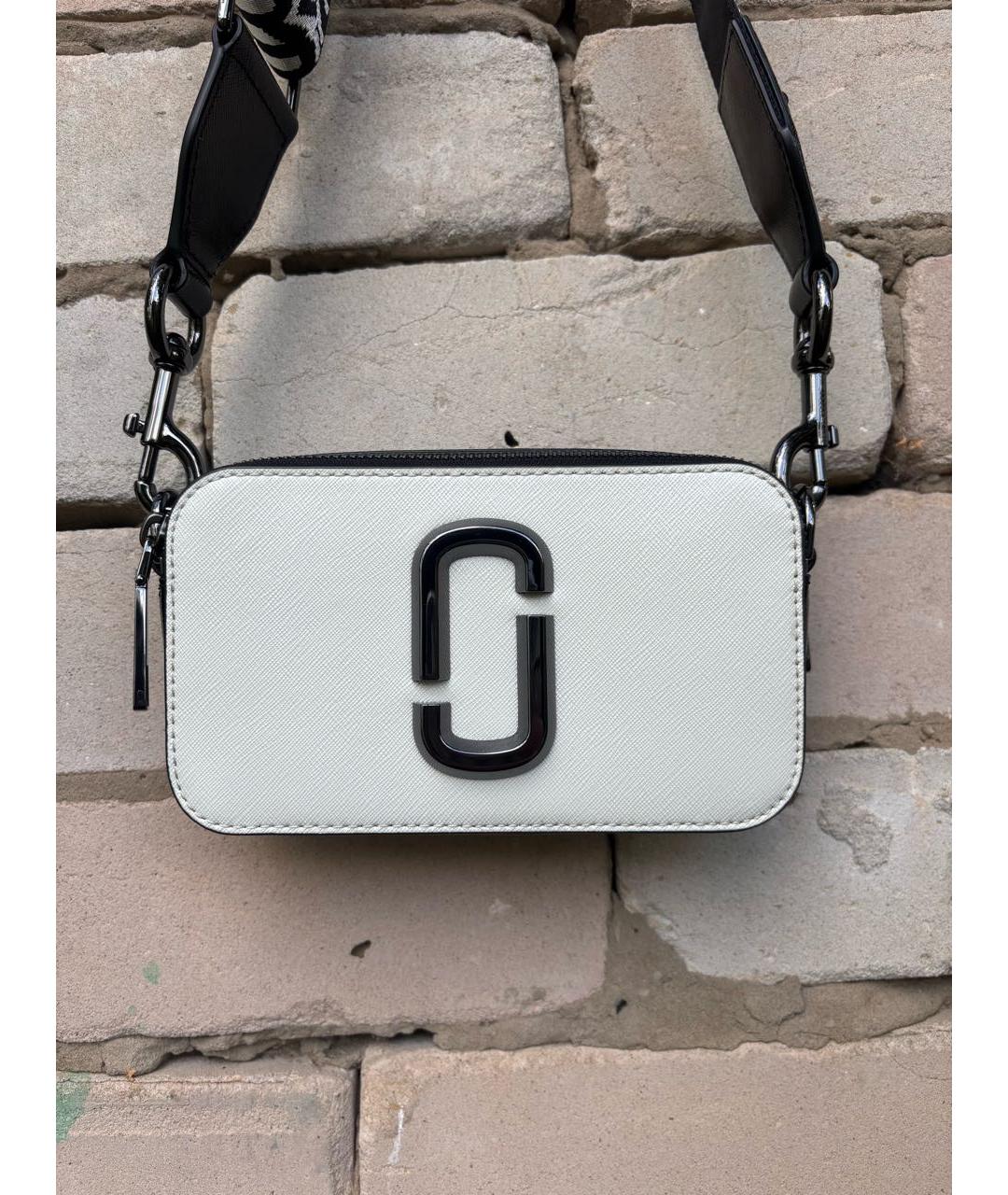 MARC JACOBS Белая сумка через плечо из искусственной кожи, фото 7