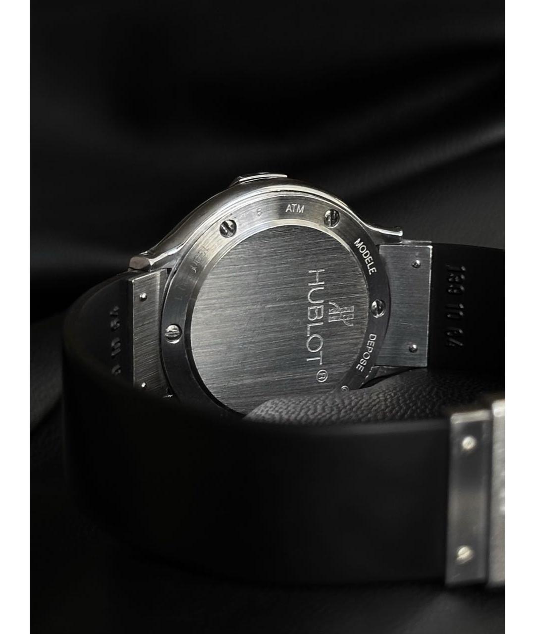 HUBLOT Серебряные стальные часы, фото 6