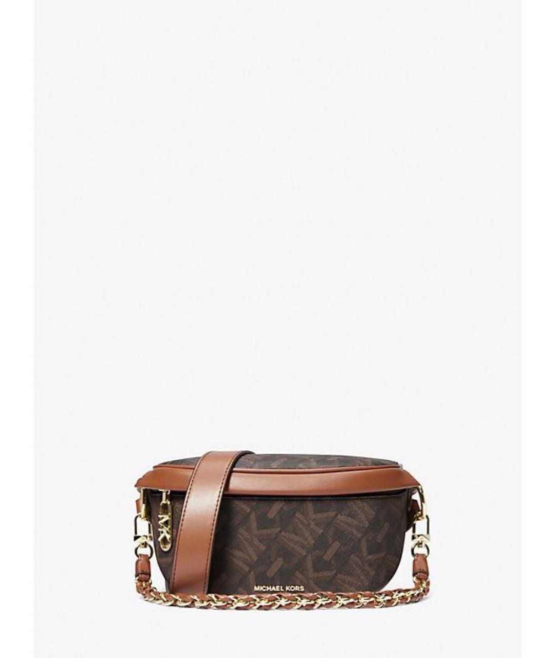 MICHAEL KORS Коричневая поясная сумка, фото 8