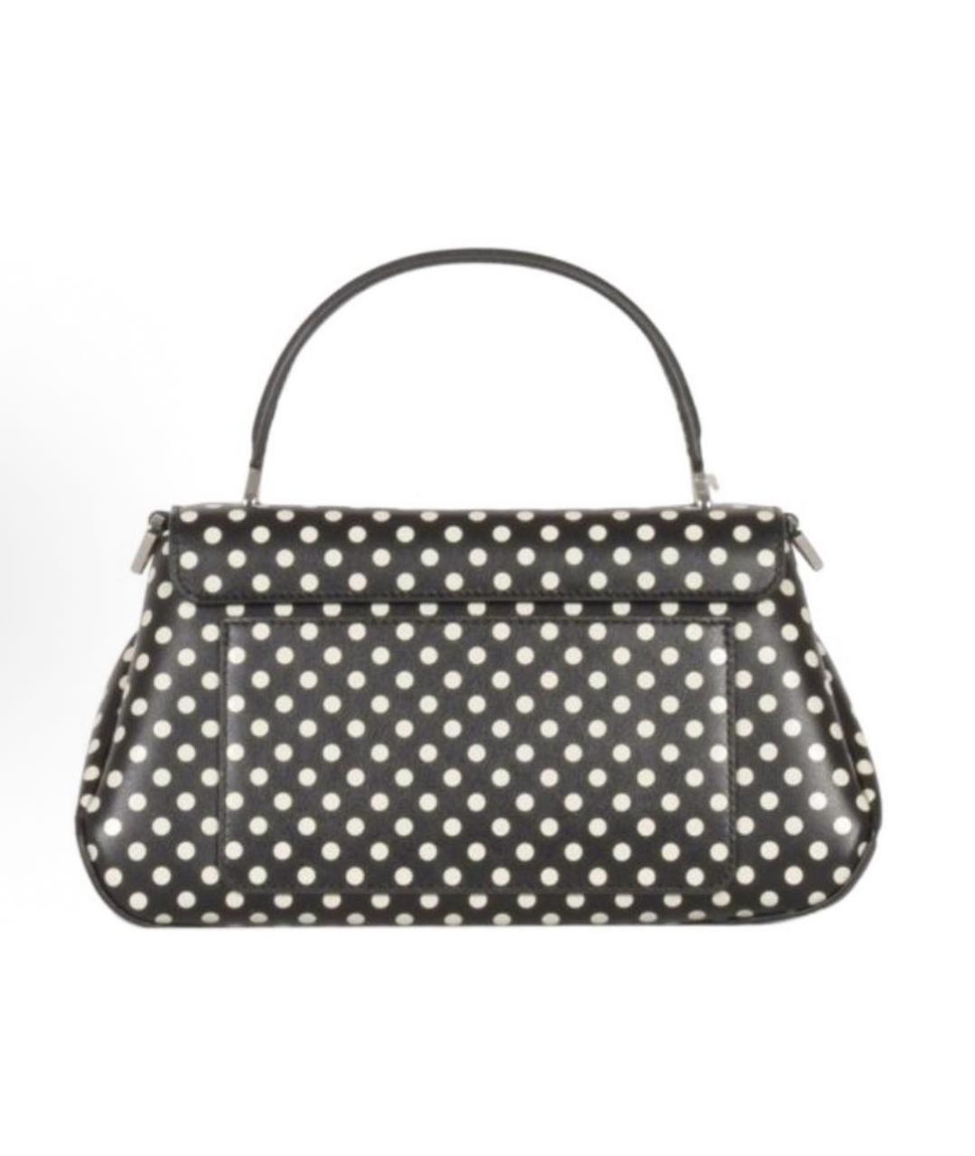 KATE SPADE Черная кожаная сумка с короткими ручками, фото 3