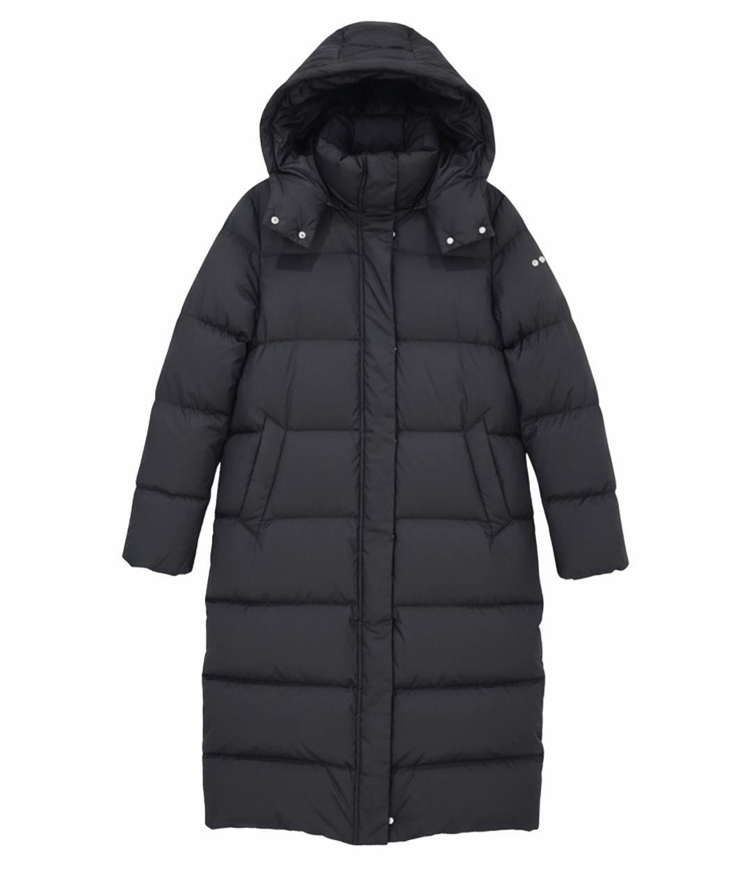 ADD Черный полиэстеровый пуховик, фото 1