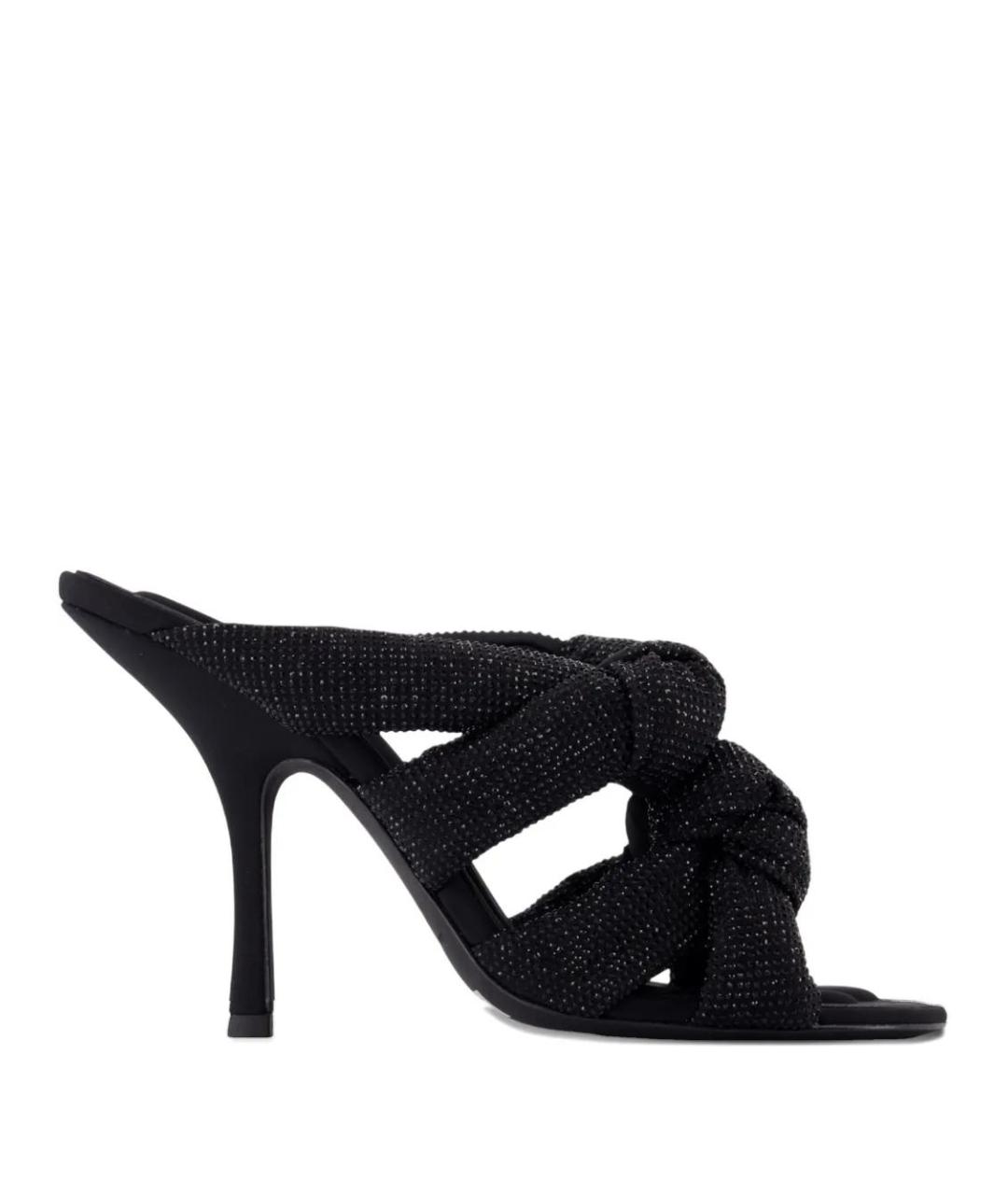 ALEXANDER WANG Черные кожаные сандалии, фото 1