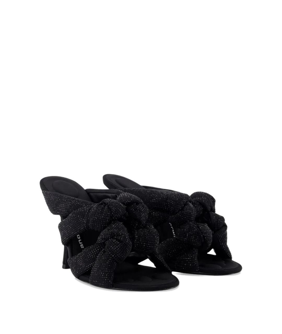 ALEXANDER WANG Черные кожаные сандалии, фото 2
