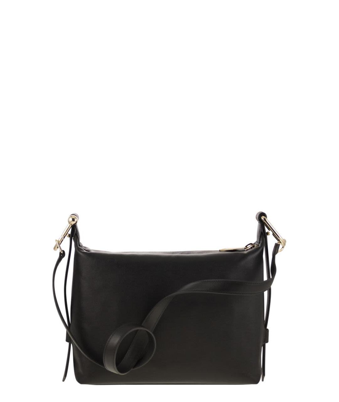 FURLA Черная синтетическая сумка через плечо, фото 2