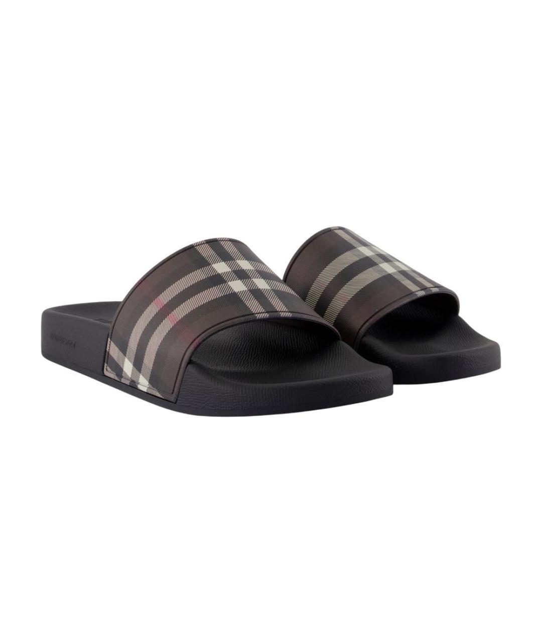 BURBERRY Мульти шлепанцы, фото 2