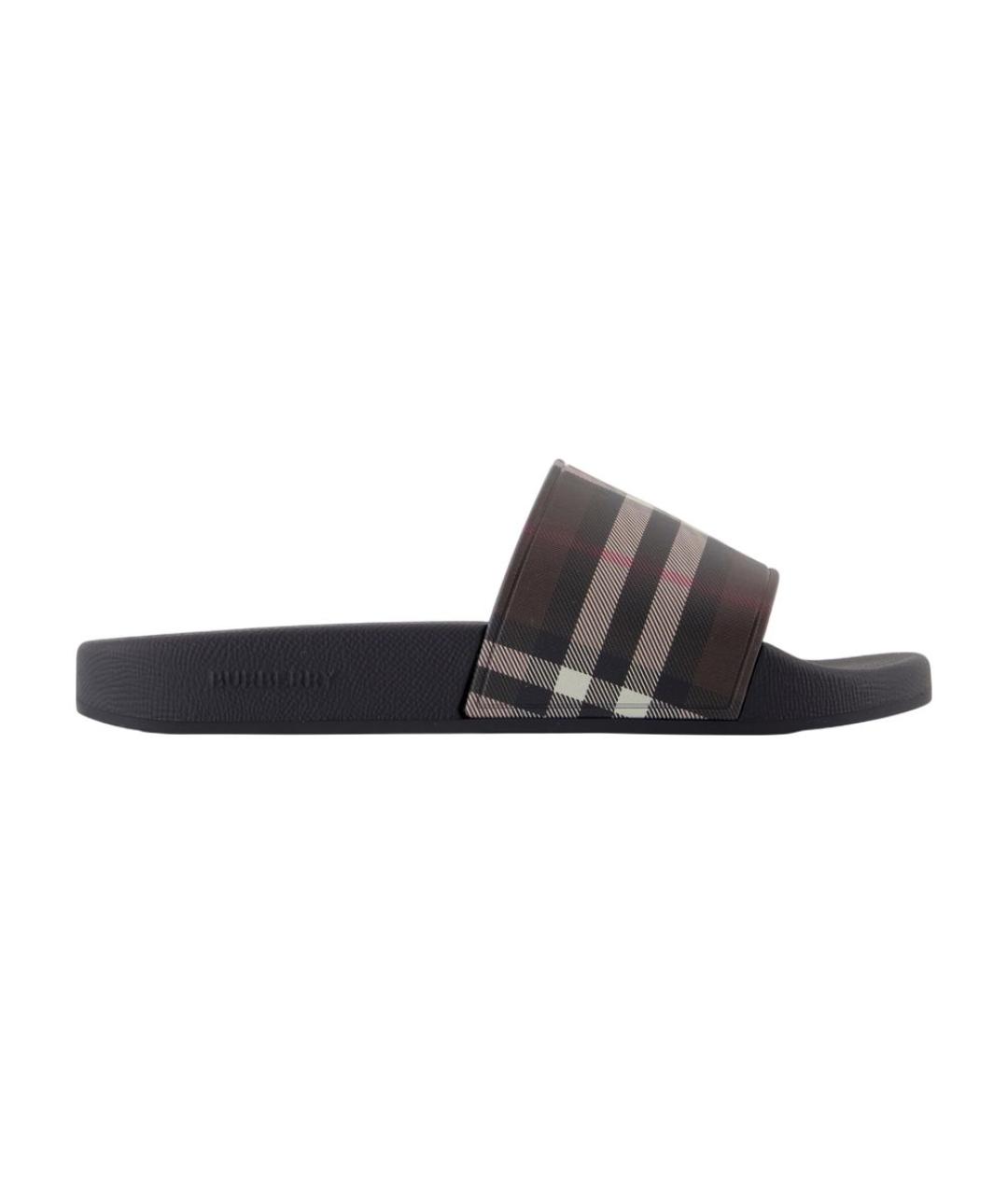 BURBERRY Мульти шлепанцы, фото 1