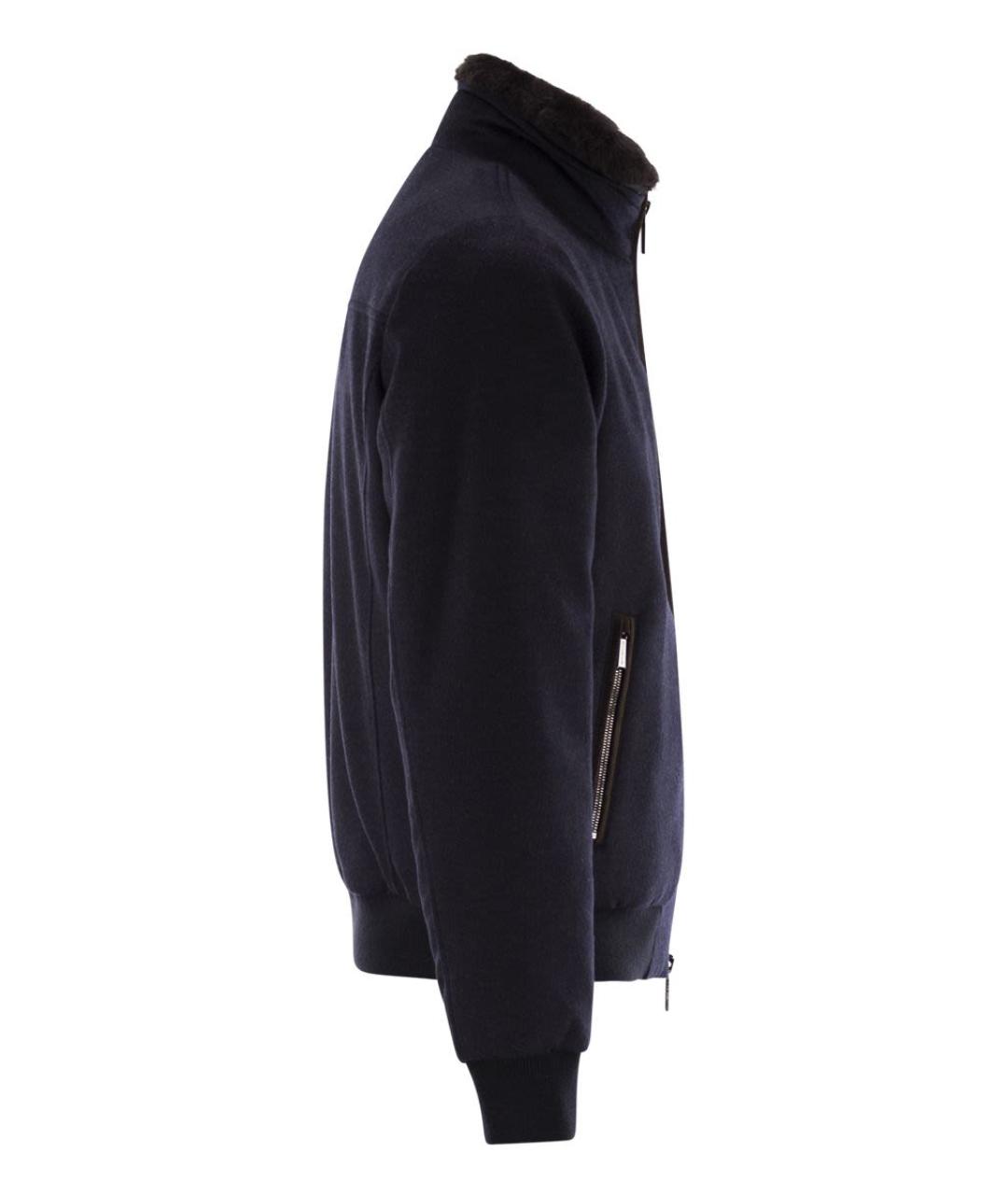 MOORER Синяя шерстяная куртка, фото 3