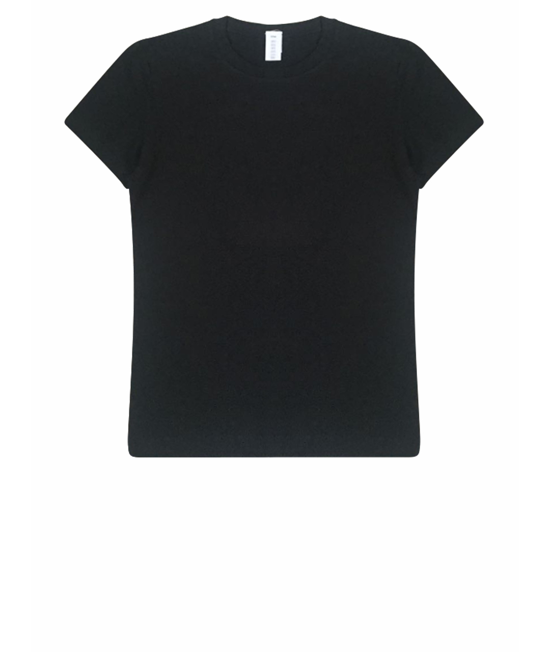 VERSUS Черная хлопко-эластановая футболка, фото 1