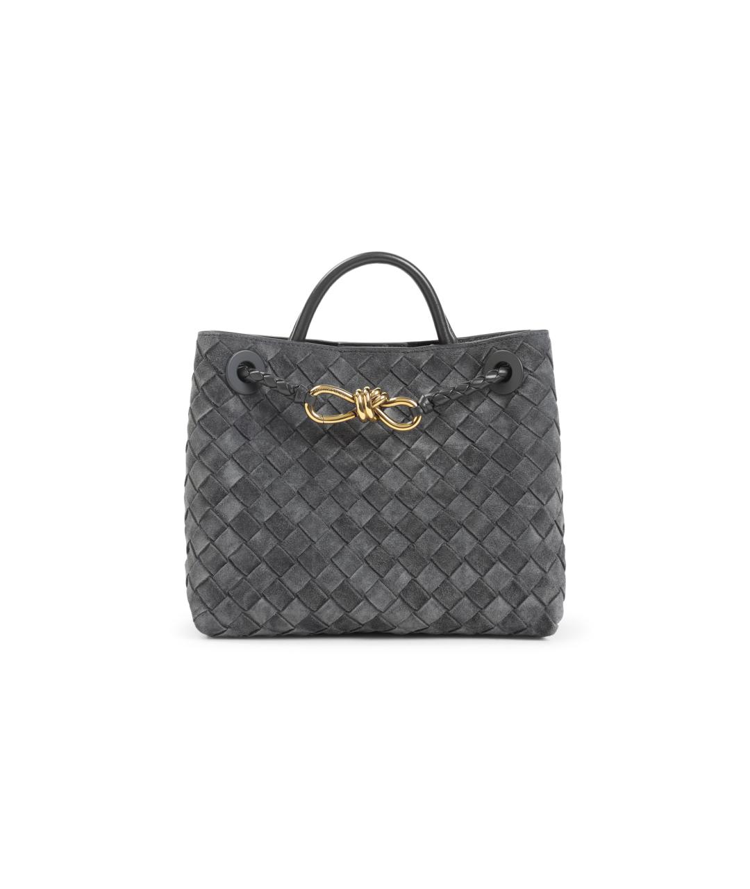 BOTTEGA VENETA Серая замшевая сумка тоут, фото 1