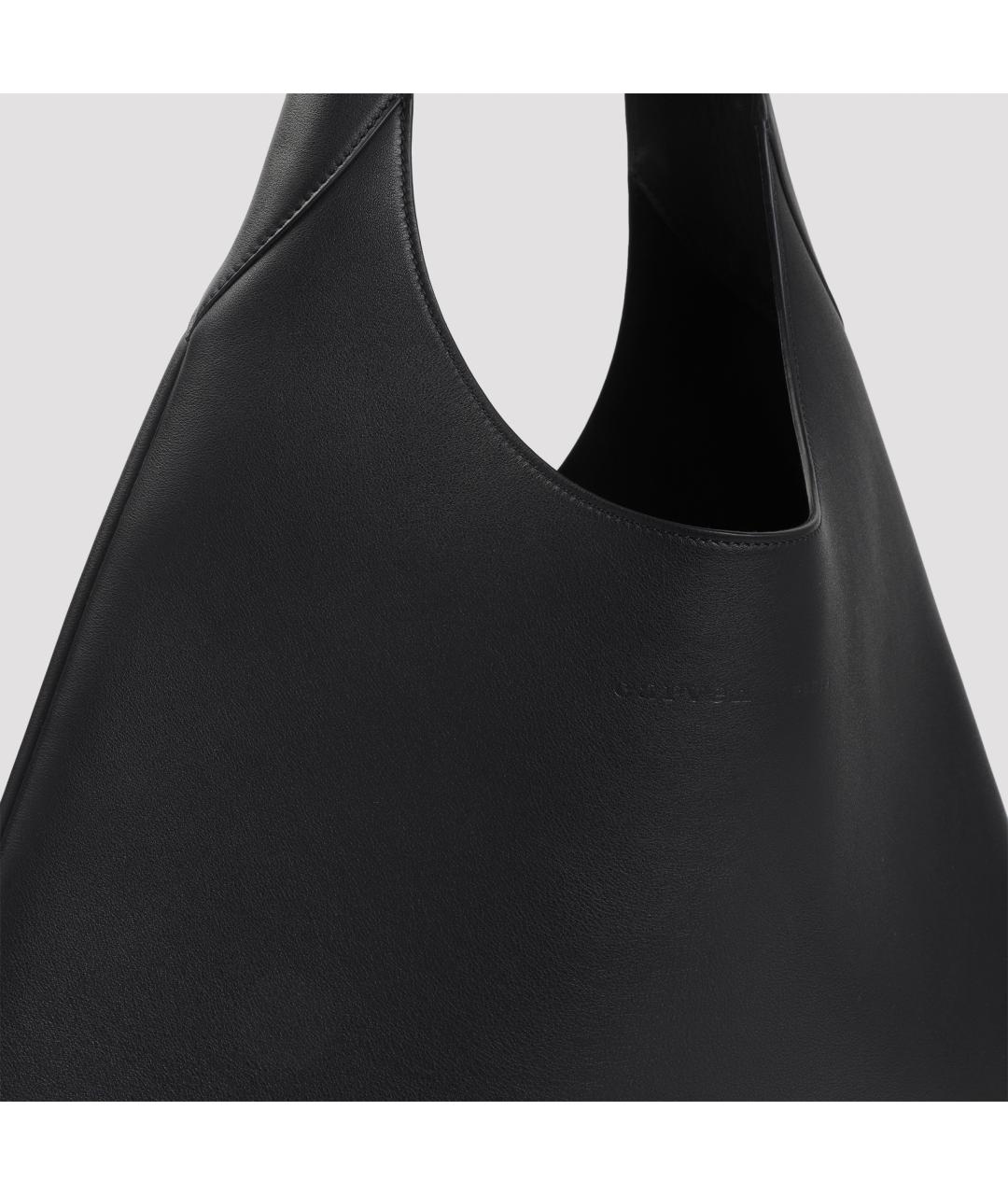 Carven Черная кожаная сумка через плечо, фото 4