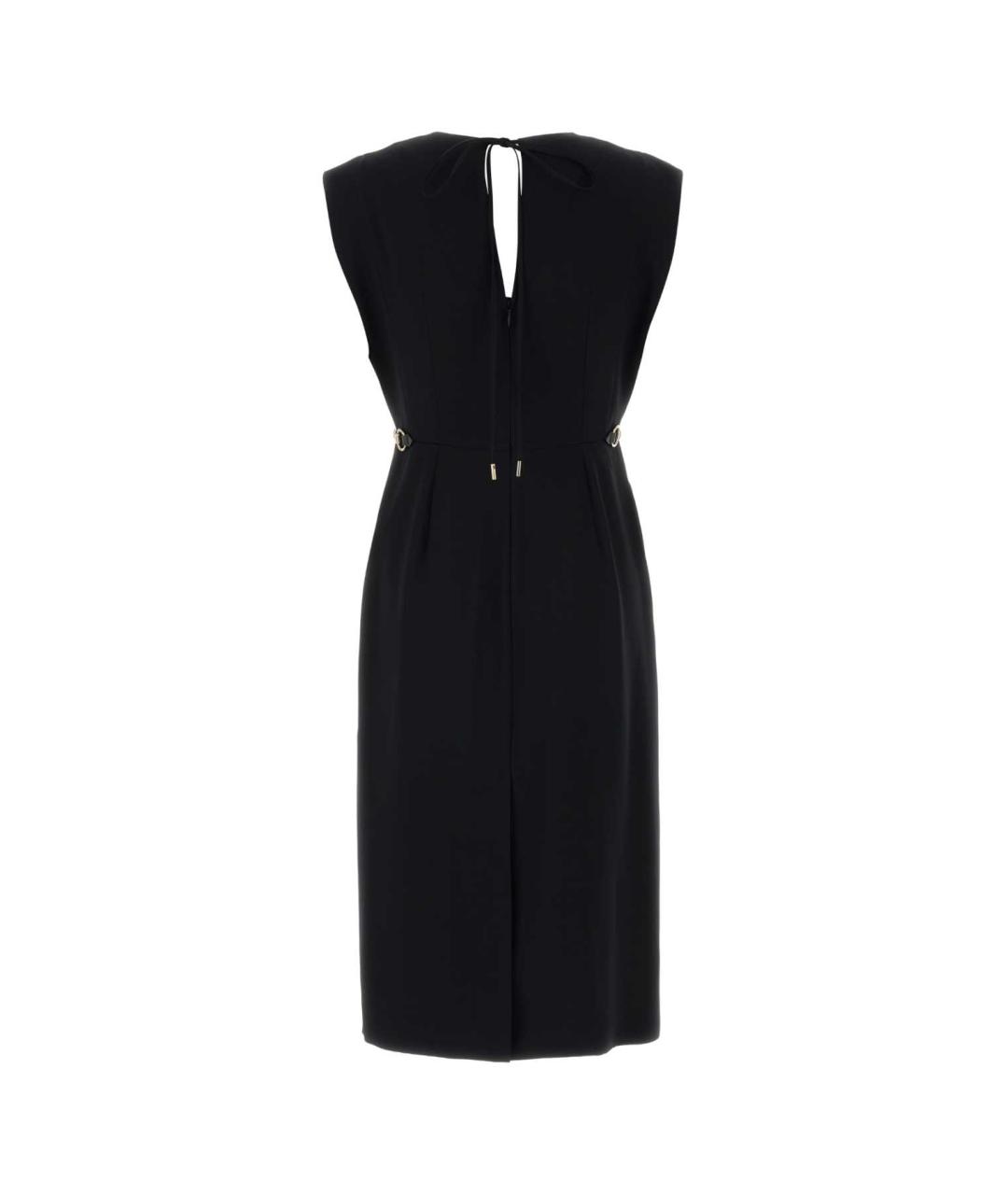 GUCCI Черное креповое повседневное платье, фото 2