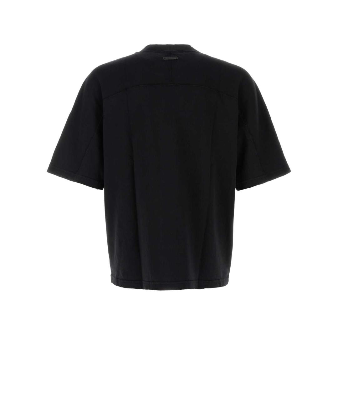 DOLCE&GABBANA Черная хлопковая футболка, фото 2