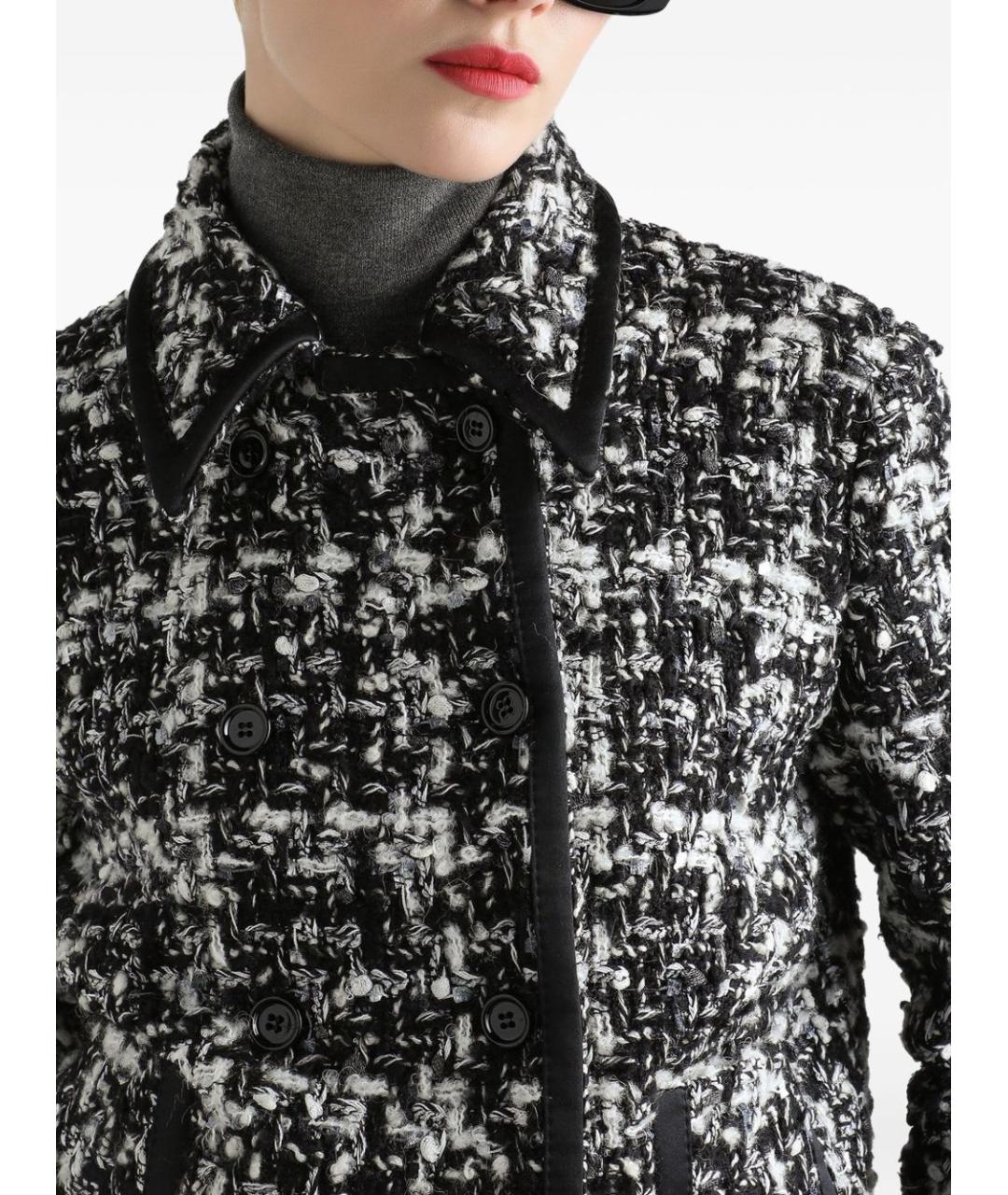 DOLCE&GABBANA Серая шерстяная куртка, фото 3