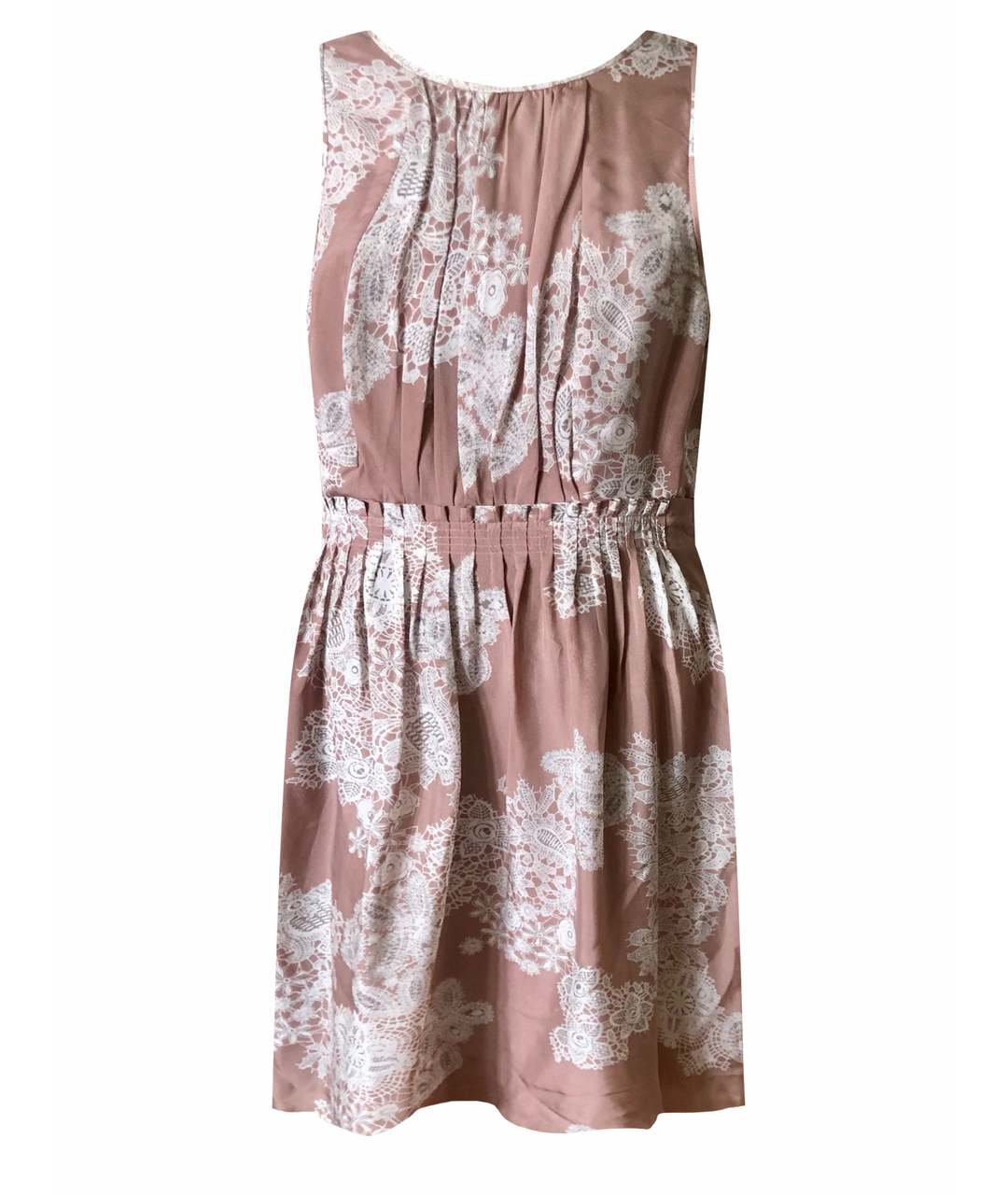 TIBI Розовое шелковое коктейльное платье, фото 1