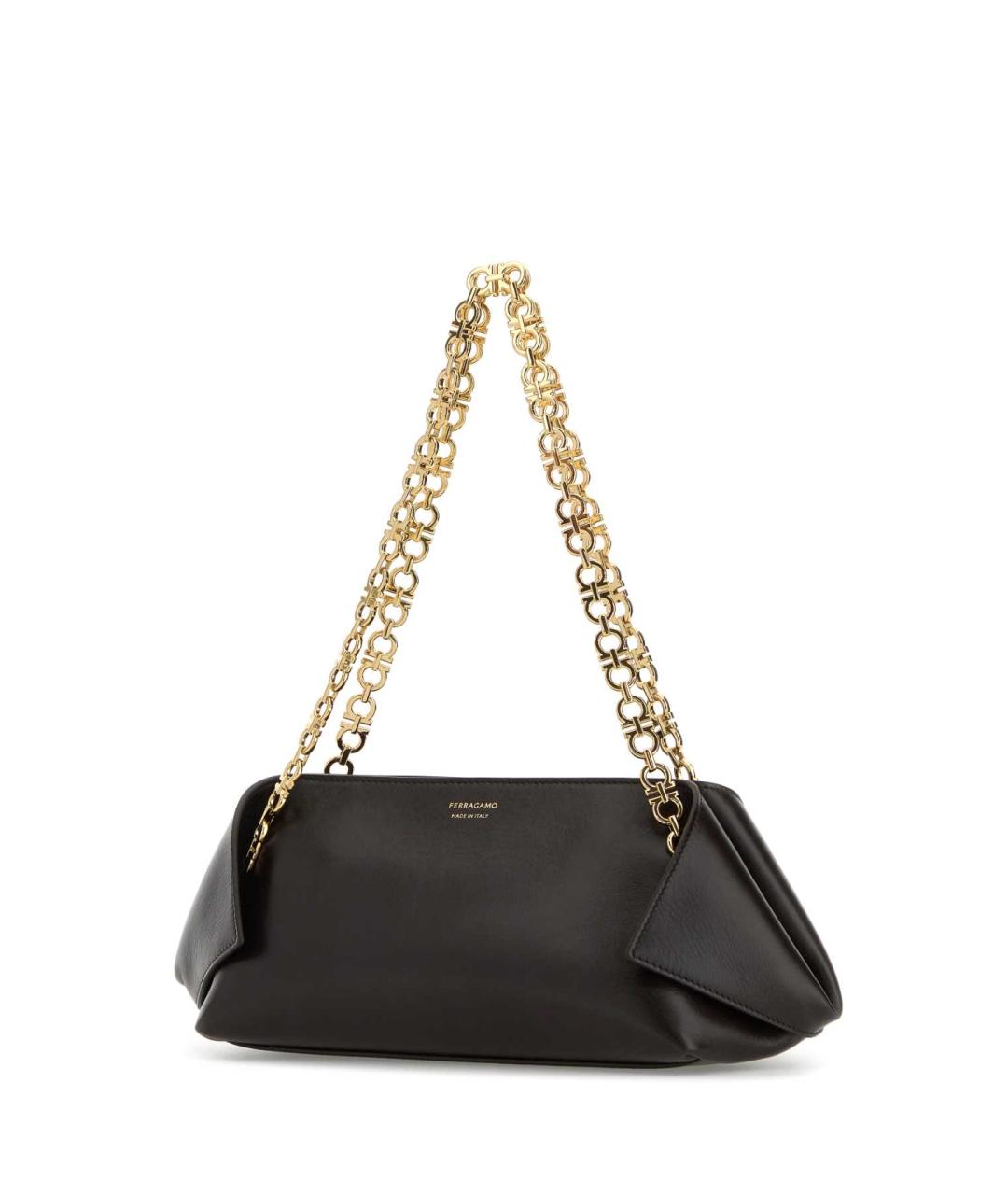 FERRAGAMO Коричневая кожаная сумка через плечо, фото 2