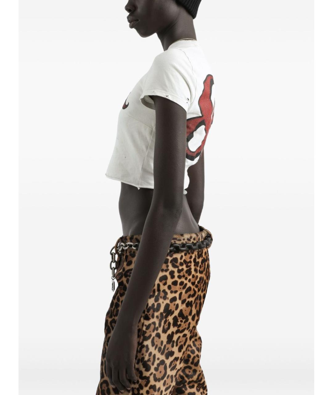 DOLCE&GABBANA Белая хлопковая футболка, фото 4