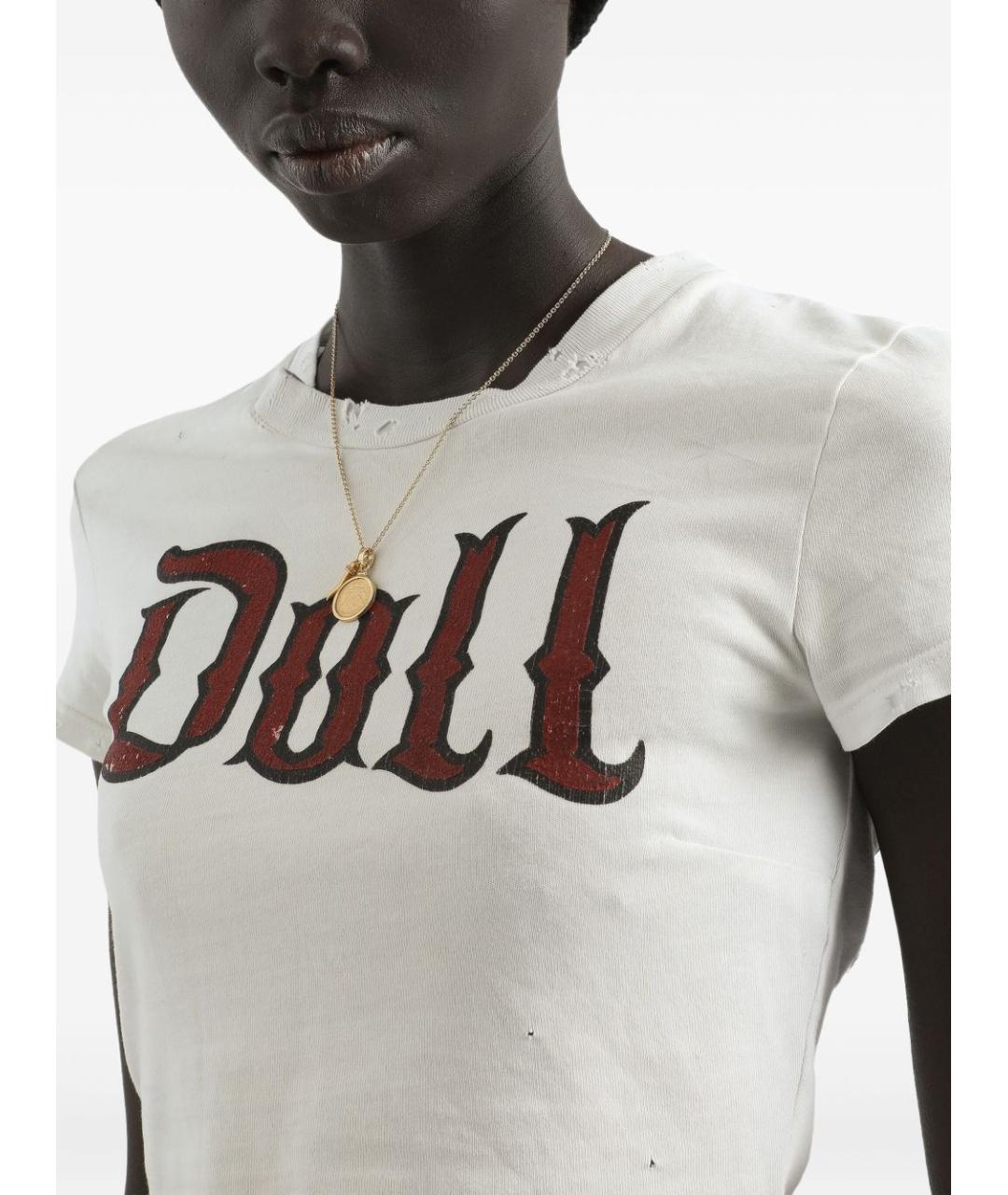 DOLCE&GABBANA Белая хлопковая футболка, фото 3