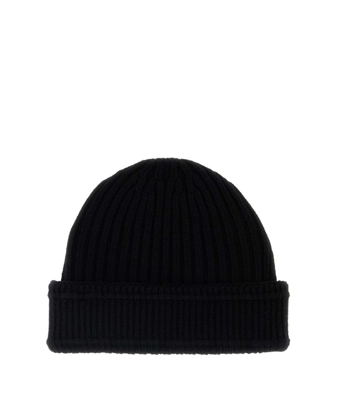 BURBERRY Черная шерстяная шапка, фото 2