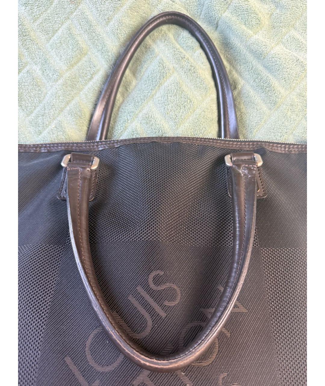 LOUIS VUITTON Черная сумка тоут, фото 3