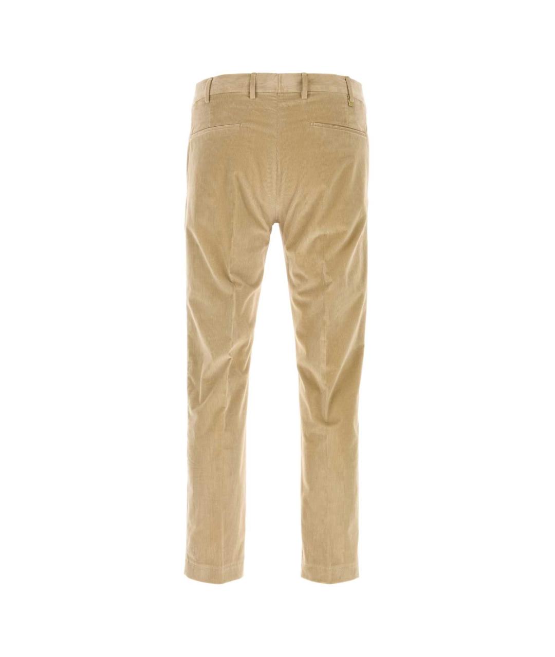 PT TORINO Бежевые хлопковые повседневные брюки, фото 2