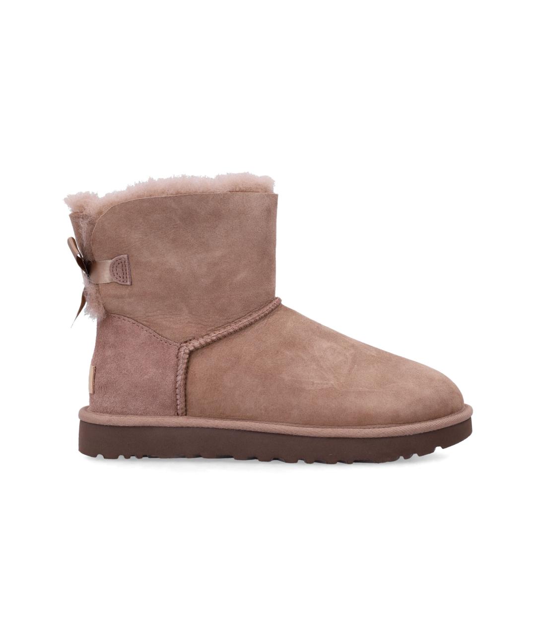 UGG AUSTRALIA Бежевые замшевые ботинки, фото 1
