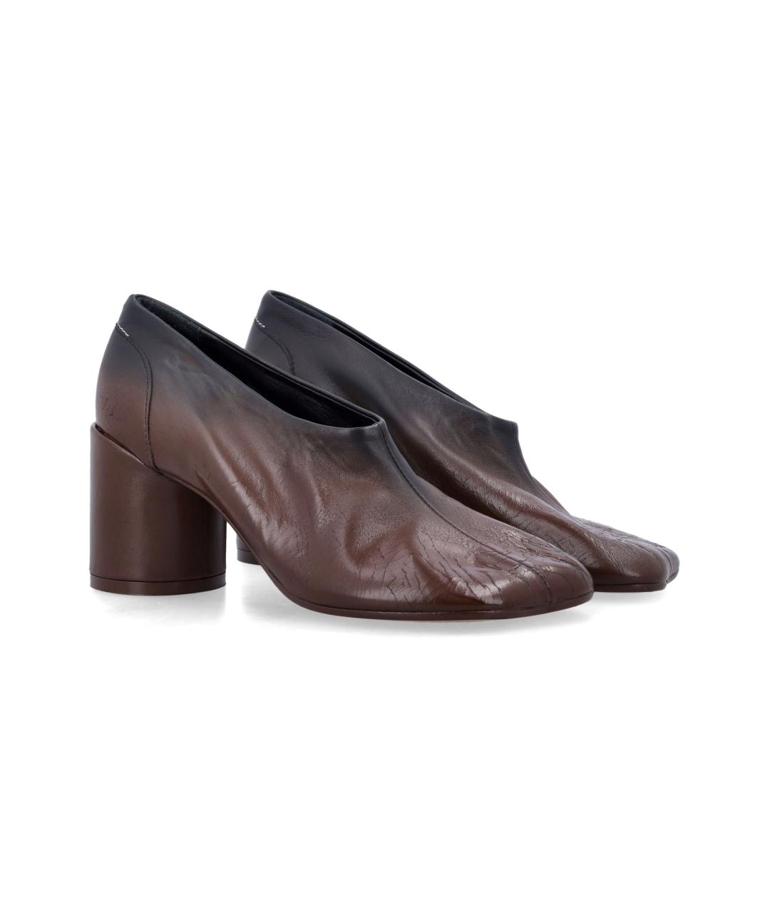 MM6 MAISON MARGIELA Мульти кожаные туфли, фото 2