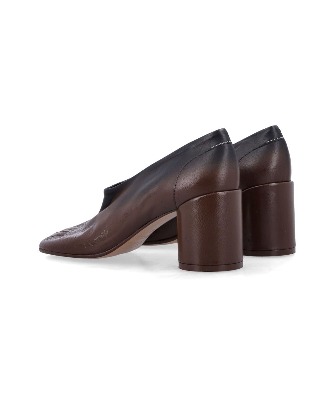 MM6 MAISON MARGIELA Мульти кожаные туфли, фото 3