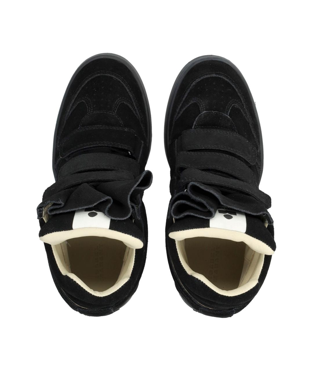 ISABEL MARANT Черные кожаные кроссовки, фото 2