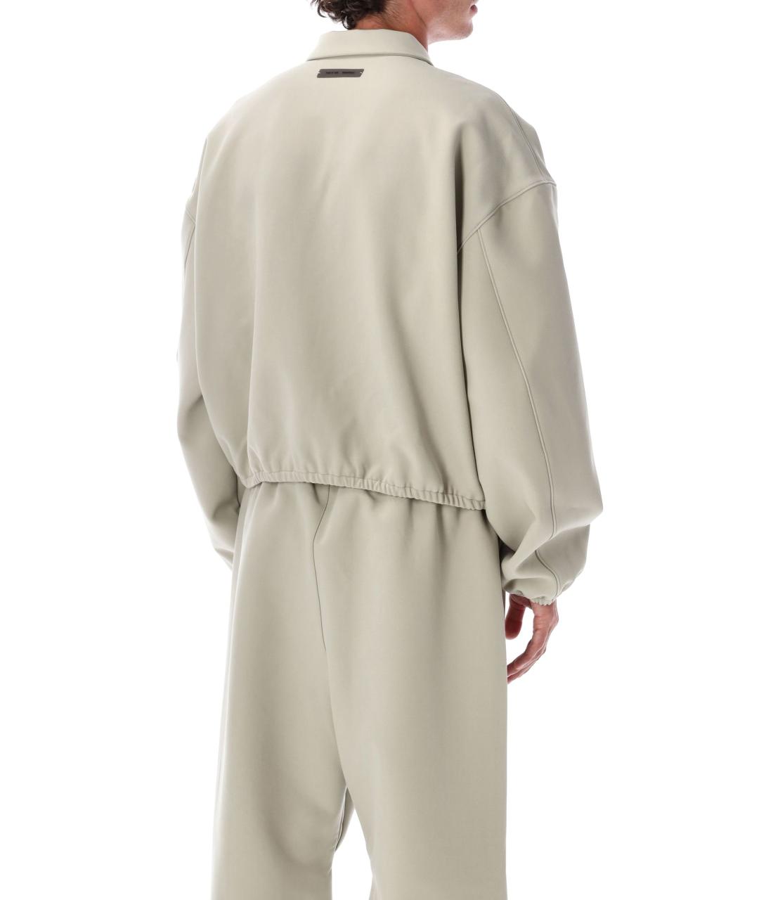 FEAR OF GOD ESSENTIALS Бежевая полиэстеровая куртка, фото 3