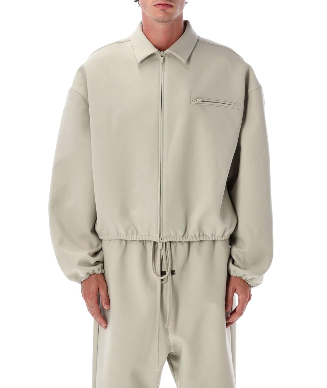 FEAR OF GOD ESSENTIALS Бежевая полиэстеровая куртка, фото 2